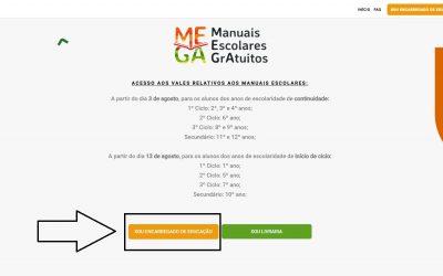 MANUAIS ESCOLARES | Já se pode inscrever no portal MEGA para receber os livros grátis